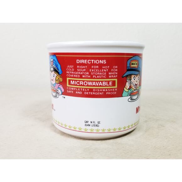 Campbell Soup Mug Large 14oz Mm Good By West Wood 3 1/2" Vintage 1997 - Picture 4 of 13